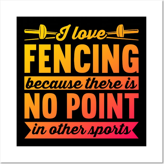 Fencing Wall Art by medd.art